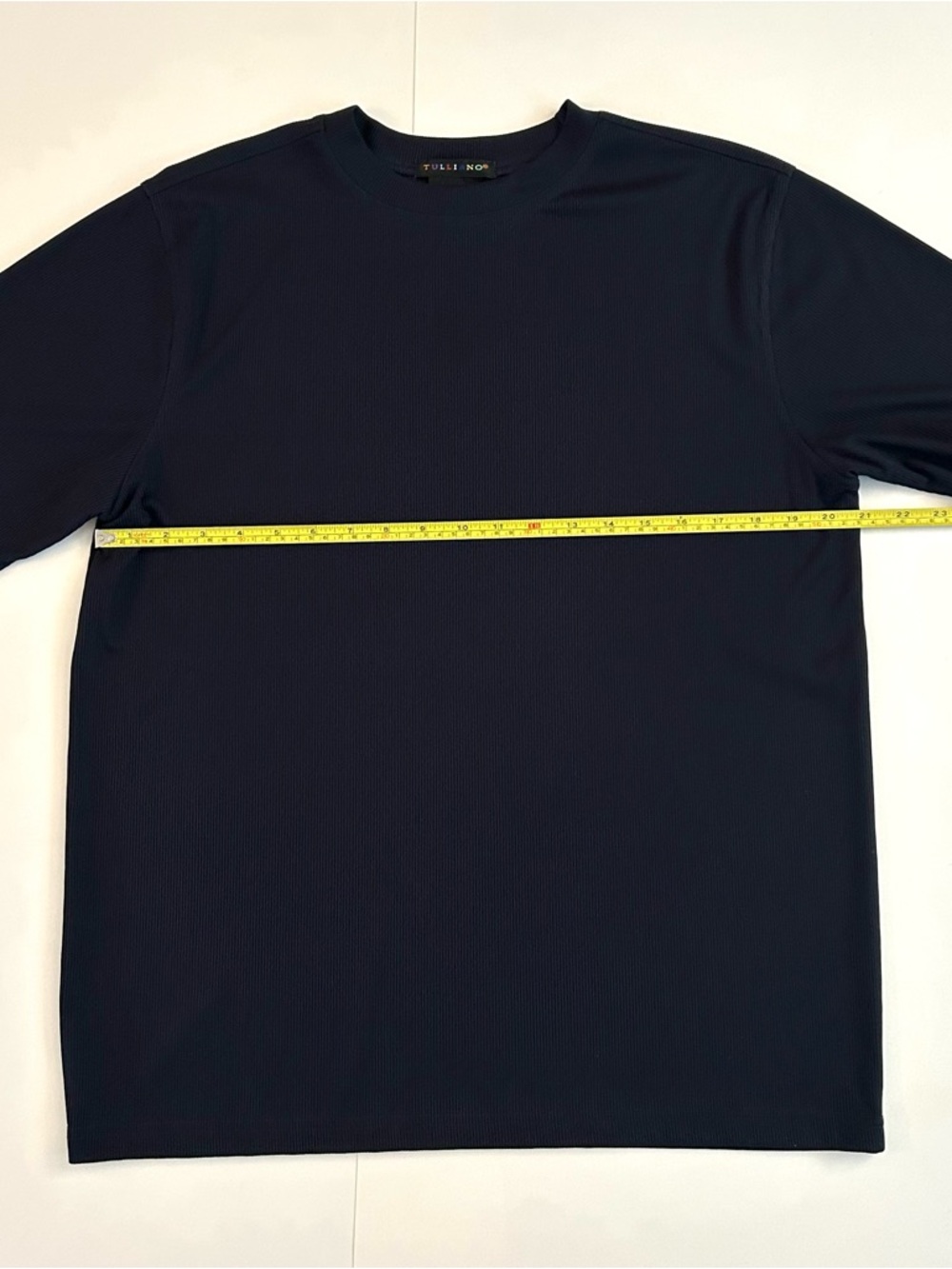Tulliano Ribbed Knit T-Shirt - Size L - Short Sleeves - Mens - Picture 7 of 8